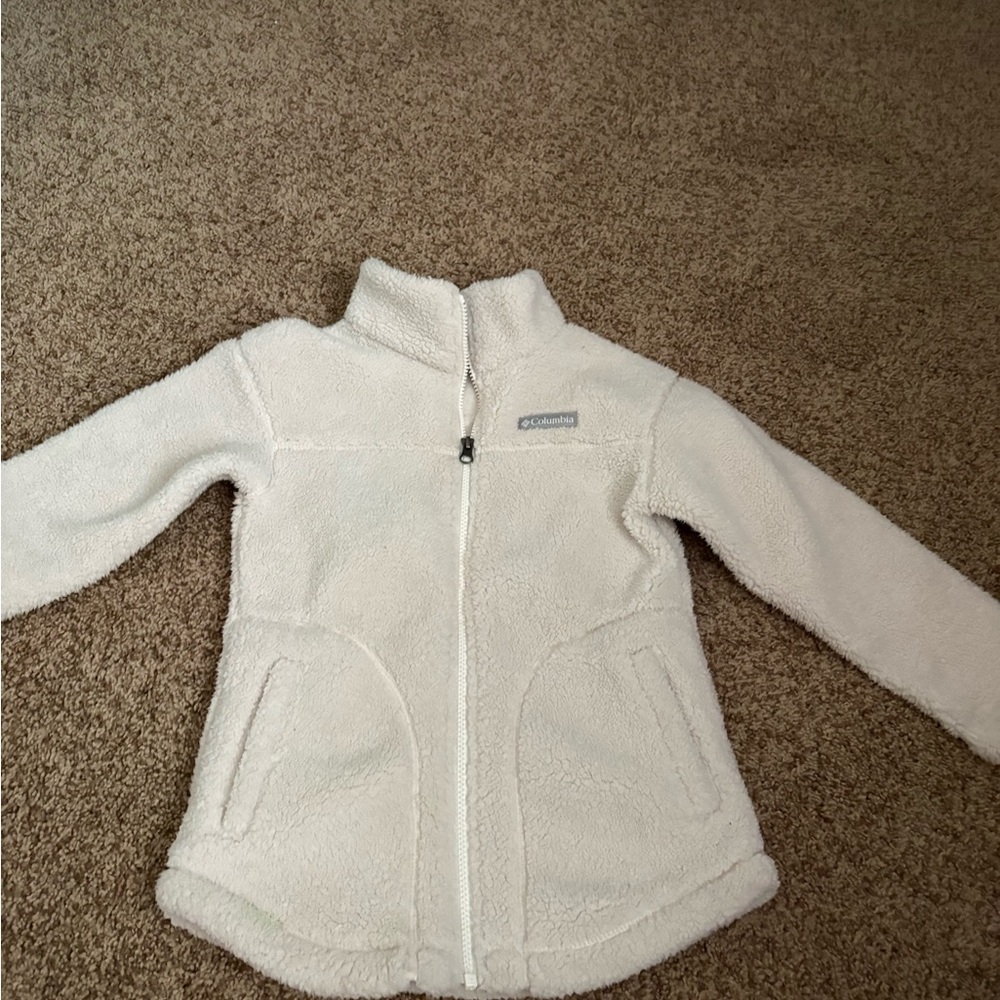 Columbia Cream Plush Sherpa Jacket